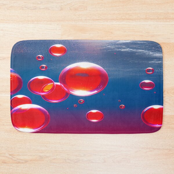 Item preview, Brilliant Red Bubbles Floating in Water designed and sold by deniselynnimage.