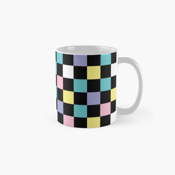 Item preview, 80s Checker Pattern Retro Check Design Black Teal Purple Pink Yellow  designed and sold by kierkegaard.