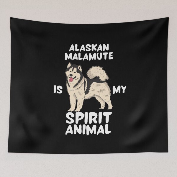 Item preview, Malamute Spirit Animal designed and sold by HuskyHuddle.
