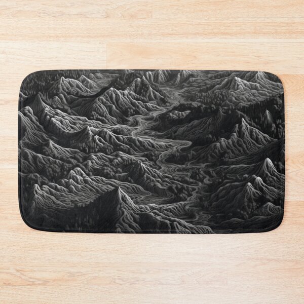 Item preview, Black and White Mountain designed and sold by colorcraze-.