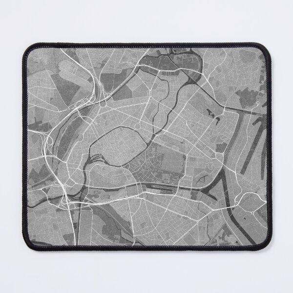 Artikelvorschau, Map of Strasbourg (France) in gray vintage style entworfen und verkauft von blursbyai.