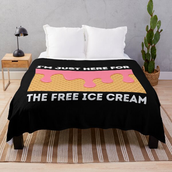 Item preview, I'm Just Here For The Free Ice Cream Funny Cruise designed and sold by Sarocha Kaewsanod.