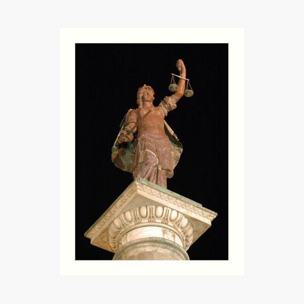 Justice in Florence Art Print