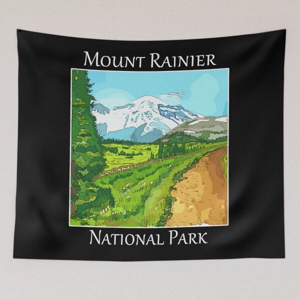 Item preview, Mount Rainier National Park near Seattle Washington- WelshDesigns designed and sold by welshdesigns.