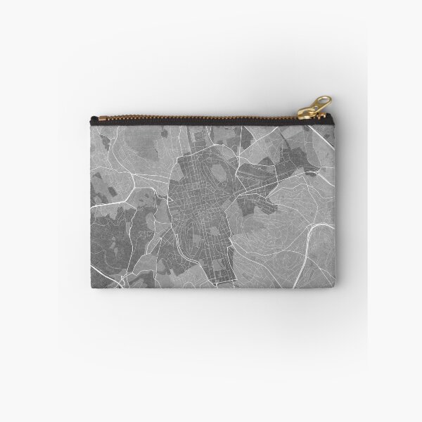 Item preview, Map of Saint Etienne (France) in gray vintage style designed and sold by blursbyai.