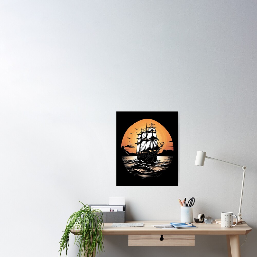  Pittsburgh Pirates Poster Sunset Art Print 12x16 Wall Decor :  Sports & Outdoors