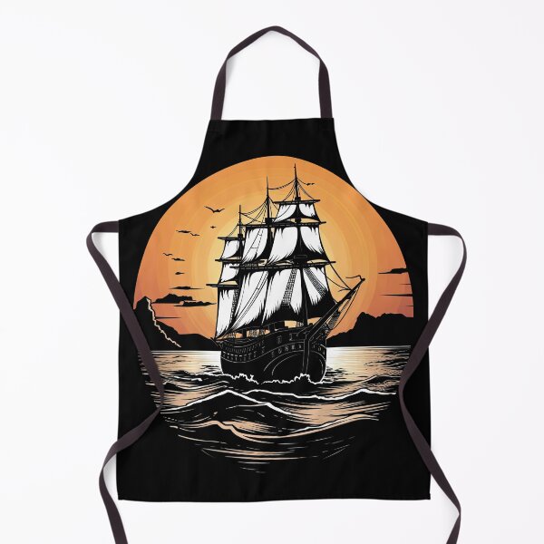 Item preview, Pirate Ship at Sunset designed and sold by ArtShiftFL.