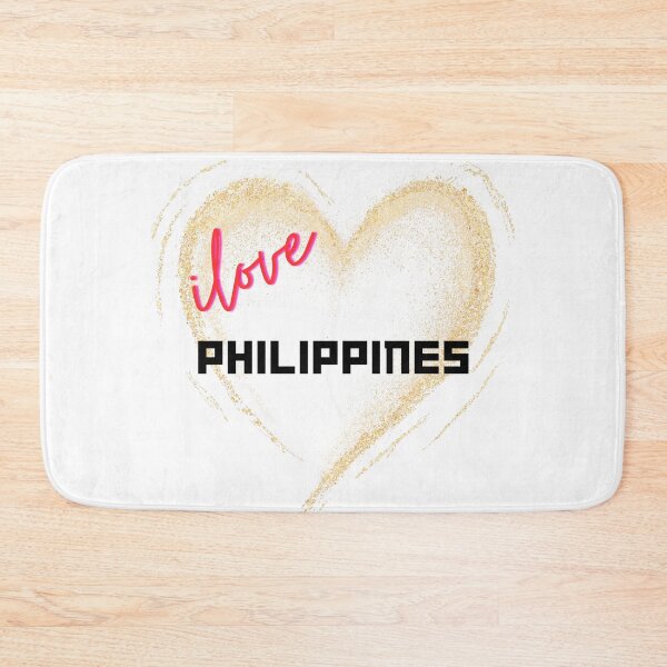Item preview, I Love Philippines Gold Heart designed and sold by KrieytPrintz.