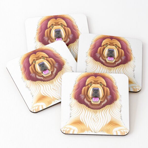 Item preview, Happy Tibetan Mastiff Dog designed and sold by DeepSeeAI.