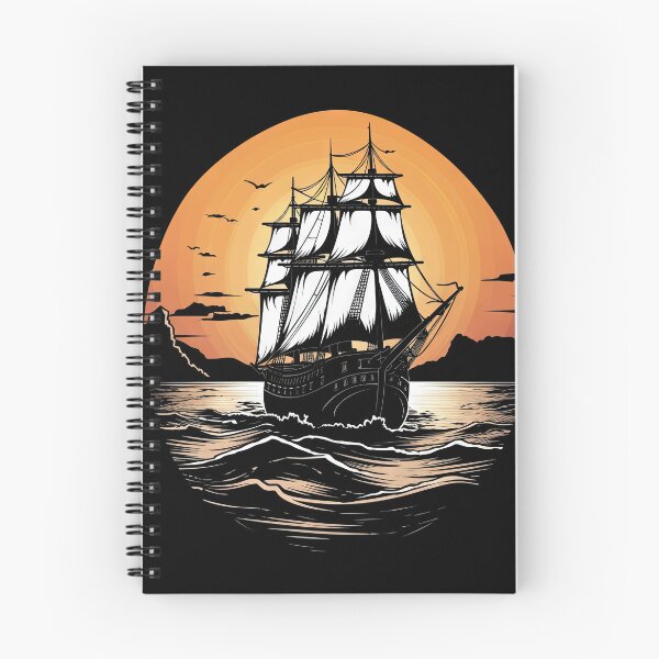 Item preview, Pirate Ship at Sunset designed and sold by ArtShiftFL.
