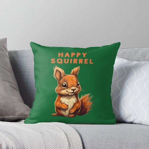 Item preview, Happy Squirrel Funny Little designed and sold by michallaga.