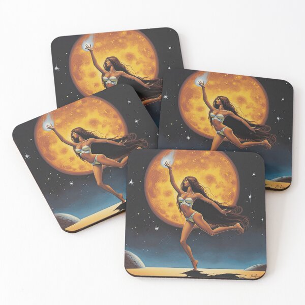 Item preview, Mesmerizing Beach Bonfire: Hypnotic Fire Dancer Twirling Flaming Poi in Dark Night Sky designed and sold by ThatsTheStyle.