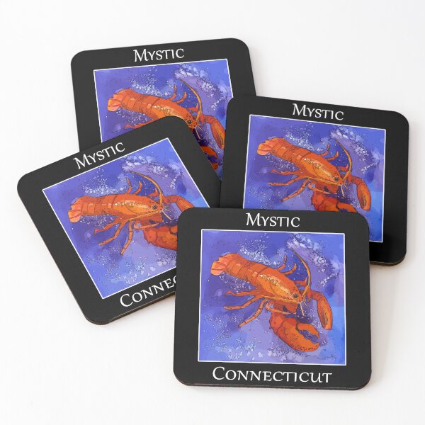 Item preview, Iconic Red Lobster representing the great town of Mystic Connecticut- WelshDesigns designed and sold by welshdesigns.