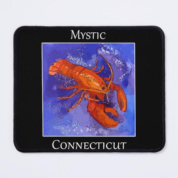 Item preview, Iconic Red Lobster representing the great town of Mystic Connecticut- WelshDesigns designed and sold by welshdesigns.