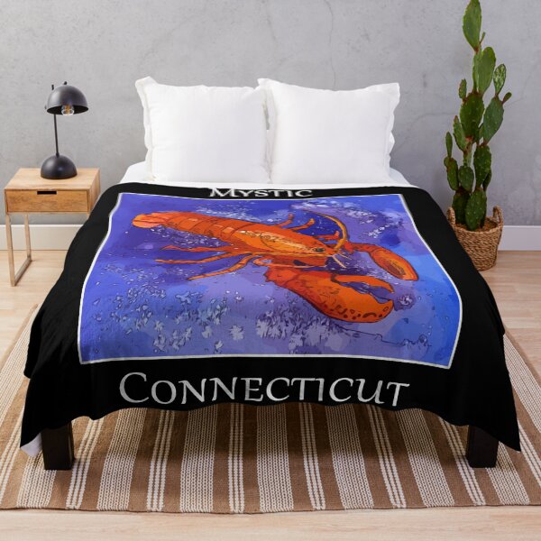 Item preview, Iconic Red Lobster representing the great town of Mystic Connecticut- WelshDesigns designed and sold by welshdesigns.