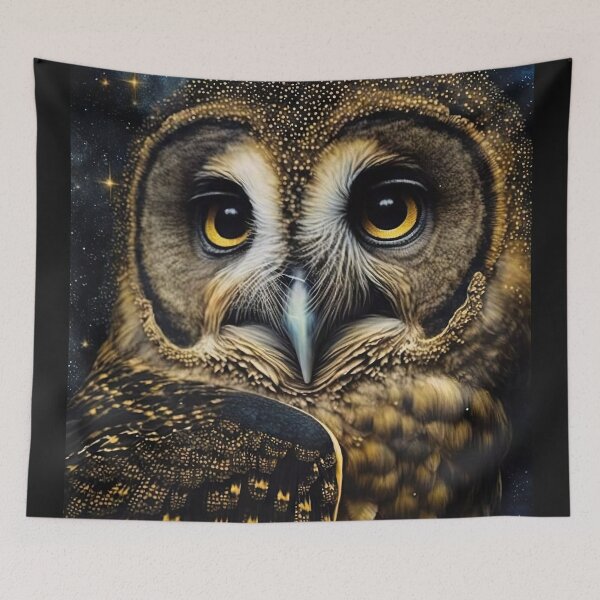 Item preview, Young Short-Eared Owl designed and sold by OccultDreams.