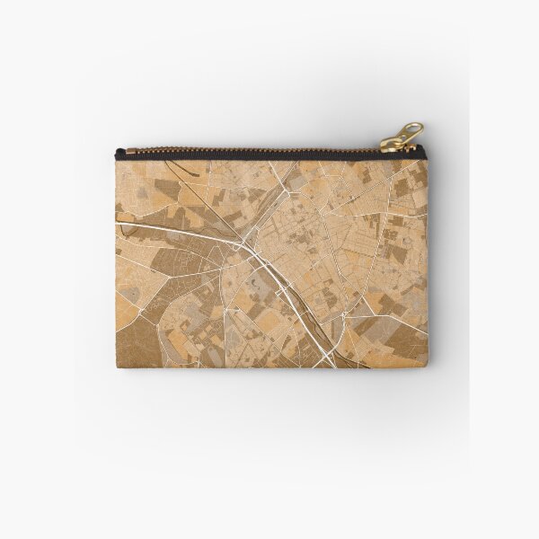 Item preview, Map of Reims (France) in sepia vintage style designed and sold by blursbyai.