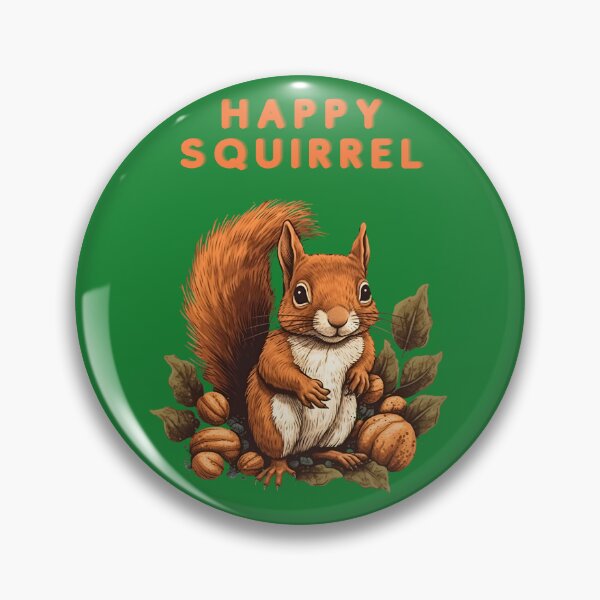 Item preview, Happy Squirrel Funny Little designed and sold by michallaga.