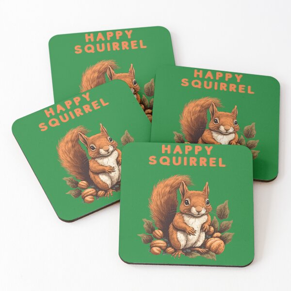 Item preview, Happy Squirrel Funny Little designed and sold by michallaga.