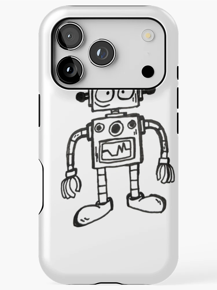 Aperçu 1 sur 4. Coque iPhone avec l'œuvre Roboto créée et vendue par RascalDesigns.