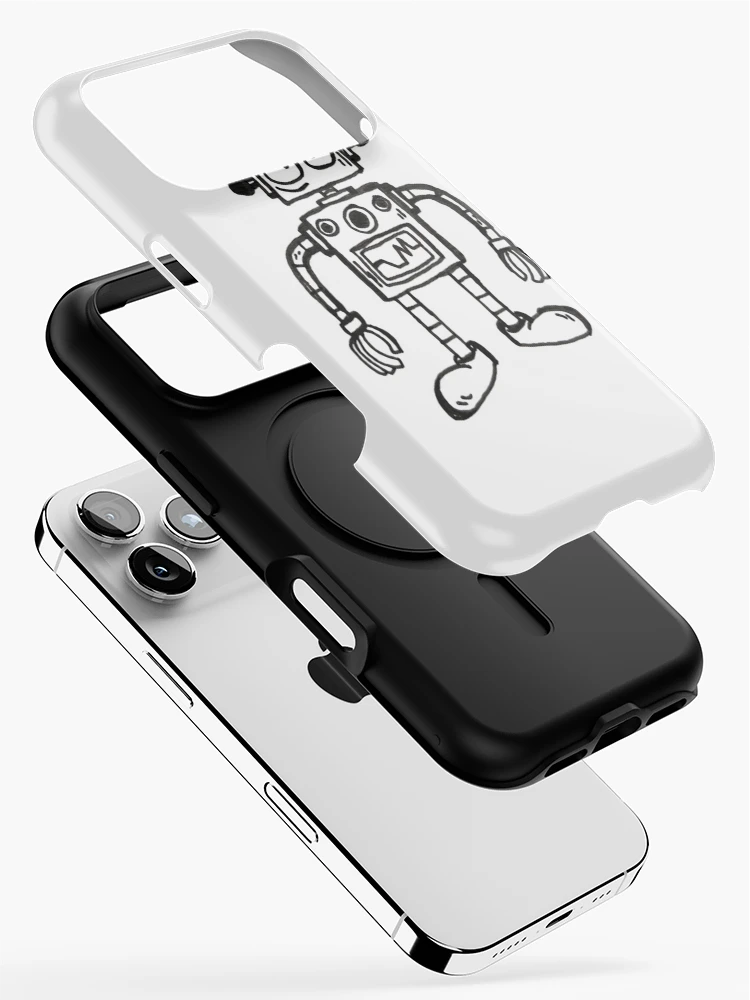 Aperçu 2 sur 4. Coque iPhone avec l'œuvre Roboto créée et vendue par RascalDesigns.