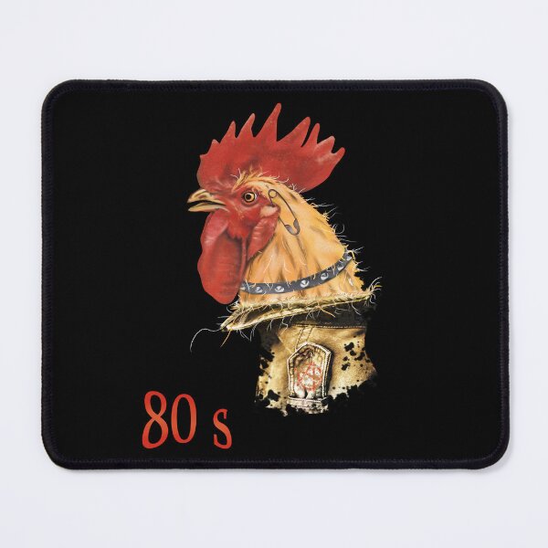 Item preview, Funny rooster punk rocker - punk designed and sold by gardentree.