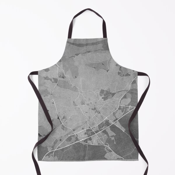 Item preview, Map of Nimes (France) in gray vintage style designed and sold by blursbyai.