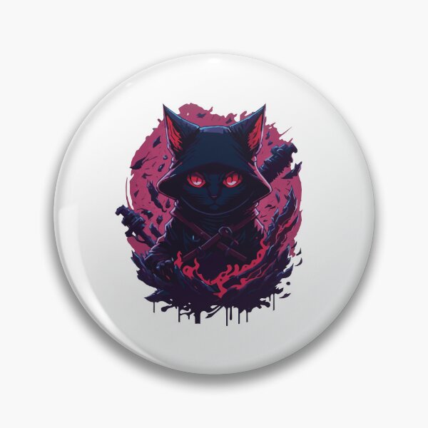 Aperçu de l'œuvre Chat Ninja créée et vendue par UXUI-LAB.