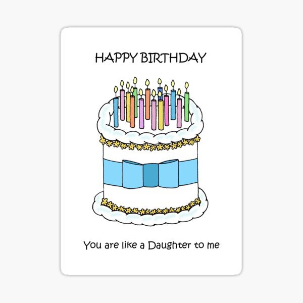 Pegatina «feliz cumpleaños eres como un hijo para mi» de KateTaylor |  Redbubble