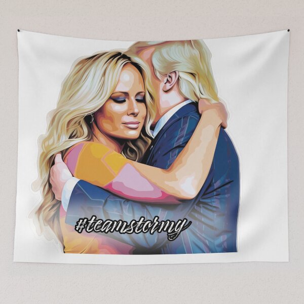 Item preview, #teamstormy: Stormy Daniels embracing an older gentleman designed and sold by PrettiGreene.
