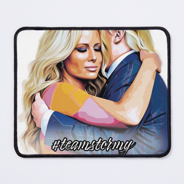 Item preview, #teamstormy: Stormy Daniels embracing an older gentleman designed and sold by PrettiGreene.