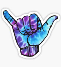 Pegatina shaka azul y morado