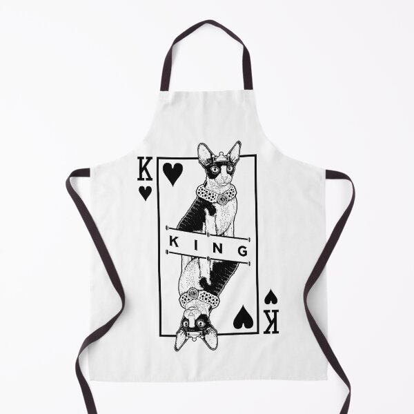Item preview, Cornish Rex Cat Lover King Of Hearts Funny Pop Art designed and sold by GrandeDuc.