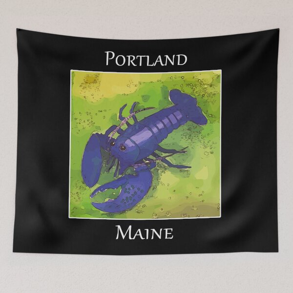 Item preview, Rare purple lobster as you might find in a city like Portland Maine- WelshDesigns designed and sold by welshdesigns.