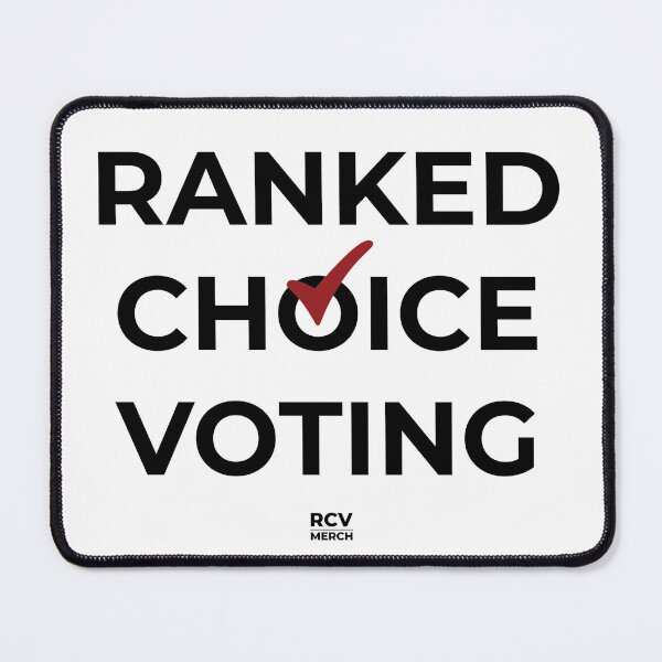 Item preview, Ranked Choice Voting check designed and sold by RCVMerch.