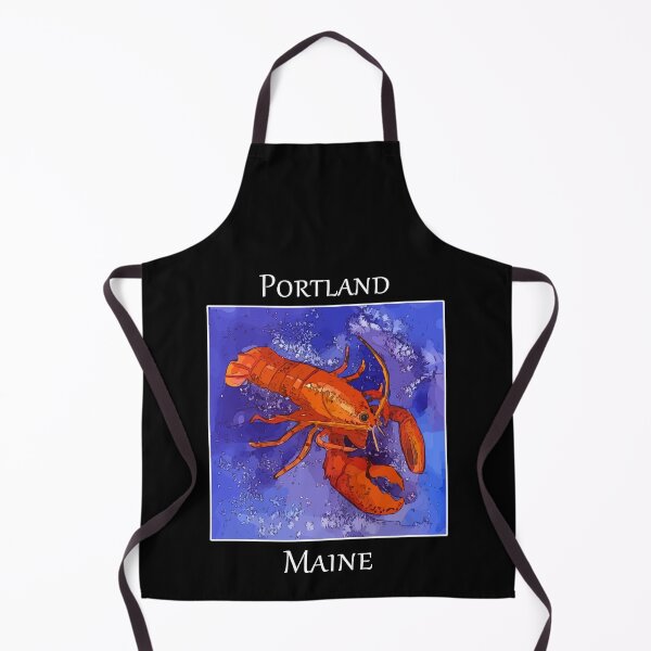 Item preview, Red lobster as you might find in a city like Portland Maine- WelshDesigns designed and sold by welshdesigns.