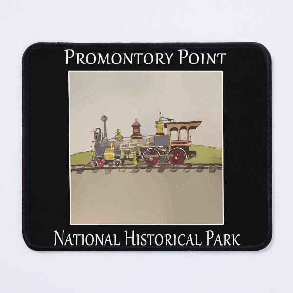 Item preview, Steam Train at the point of the golden spike, Promontory Point National Historical Park in Utah- WelshDesigns designed and sold by welshdesigns.