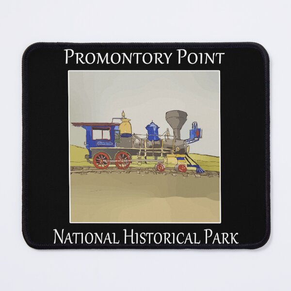 Item preview, Steam Train at the point of the golden spike, Promontory Point National Historical Park in Utah- WelshDesigns designed and sold by welshdesigns.