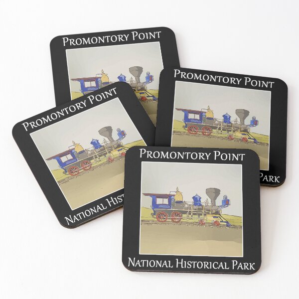 Item preview, Steam Train at the point of the golden spike, Promontory Point National Historical Park in Utah- WelshDesigns designed and sold by welshdesigns.