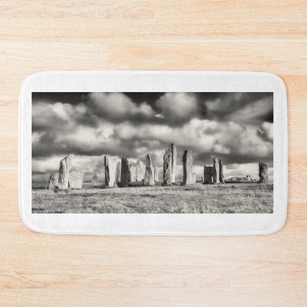 Item preview, The Callanish Standing Stones Isle of Lewis (monochrome) designed and sold by Phillip Thornton.