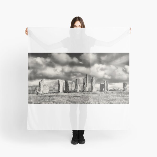 Item preview, The Callanish Standing Stones Isle of Lewis (monochrome) designed and sold by Phillip Thornton.