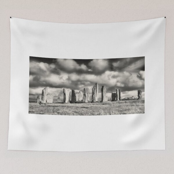Item preview, The Callanish Standing Stones Isle of Lewis (monochrome) designed and sold by Phillip Thornton.