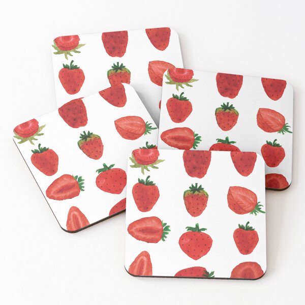 Artikelvorschau, Retro Strawberry Famer's Market, Erdbeerliebhaber für Muttertagsgeschenk entworfen und verkauft von BronikowskiART.