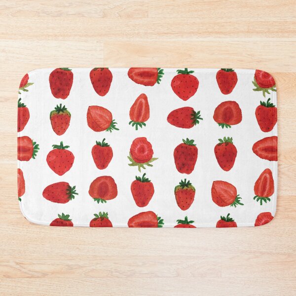 Artikelvorschau, Retro Strawberry Famer's Market, Erdbeerliebhaber für Muttertagsgeschenk entworfen und verkauft von BronikowskiART.