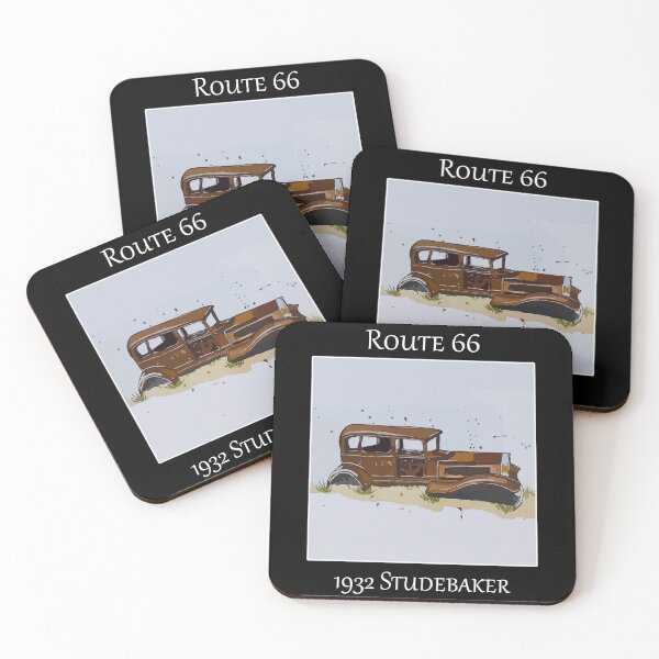 Item preview, 1932 Studebaker along Route 66 in the Petrfied Woods National Park- WelshDesigns designed and sold by welshdesigns.