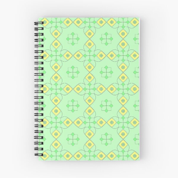 Item preview, Flower Geometry Cheer Green and Yellow Repeat 5748 designed and sold by Art in My Loft.