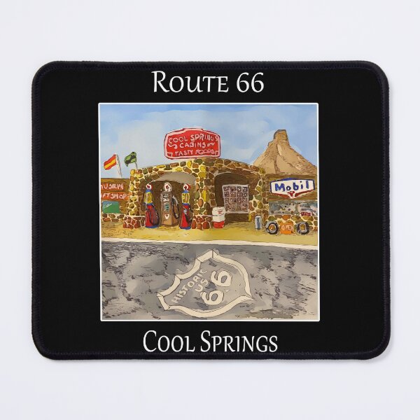 Item preview, Route 66 - Cool Springs gas station in Arizona- WelshDesigns designed and sold by welshdesigns.