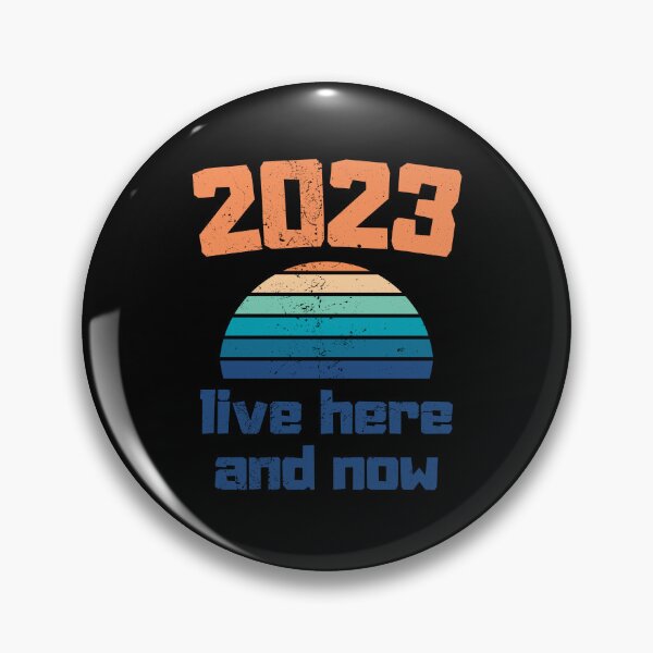 Item preview, 2023 live here and now - Vintage - Retro - Sunset - 2023 designed and sold by Ball-and-Match.