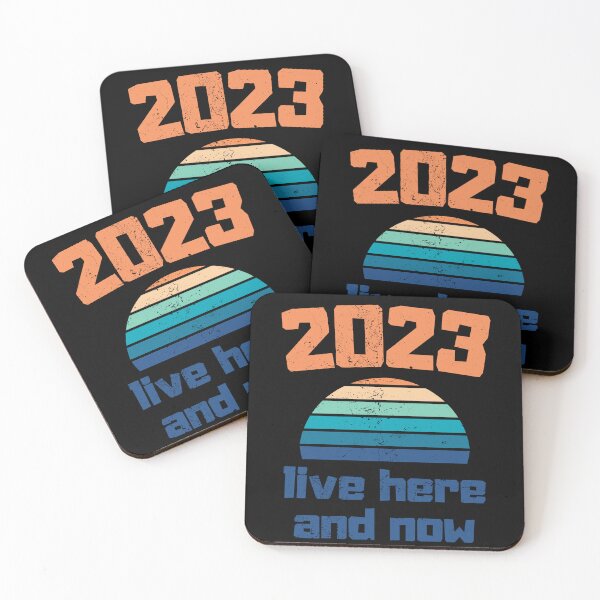 Item preview, 2023 live here and now - Vintage - Retro - Sunset - 2023 designed and sold by Ball-and-Match.