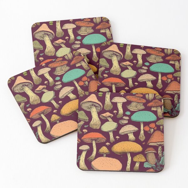 Item preview, Retro Mushroom Tile 2 designed and sold by keenaesthetic.